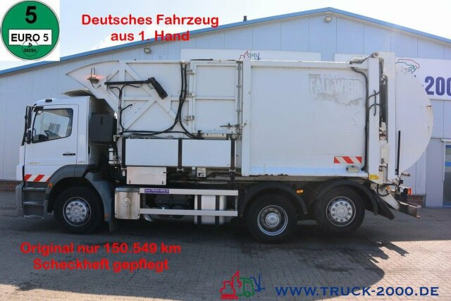 Mercedes-Benz Axor 2529 Faun Überkopf Frontlader 25 m³ 1.Hand - Benne à ordures ménagères: photos 1 Mercedes-Benz Axor 2529 Faun Überkopf Frontlader 25 m³ 1.Hand - Benne à ordures ménagères: photos 1