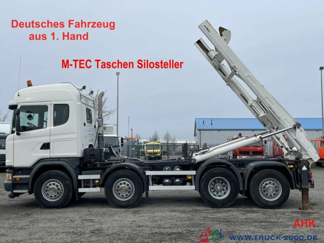 Scania G 450 8x2 M-TEC Silosteller Retar. Deutscher LKW - Camion ampliroll: photos 1 Scania G 450 8x2 M-TEC Silosteller Retar. Deutscher LKW - Camion ampliroll: photos 1