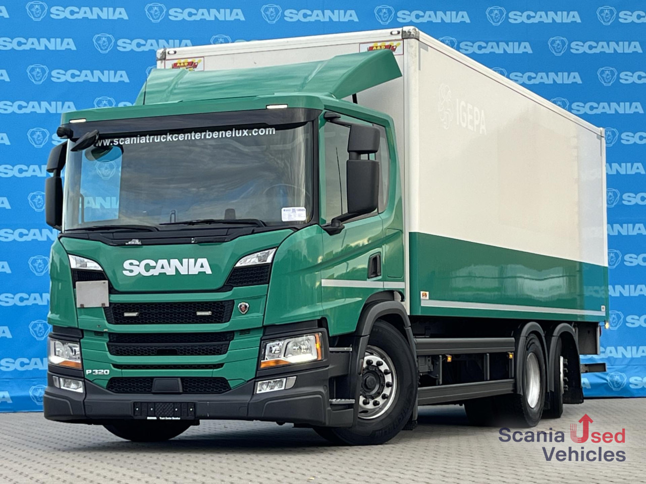 SCANIA P 320 B6x2*4NB RETARDER FULL AIR 8T 7.2x2.5x2.35M - Camion fourgon: photos 1 SCANIA P 320 B6x2*4NB RETARDER FULL AIR 8T 7.2x2.5x2.35M - Camion fourgon: photos 1