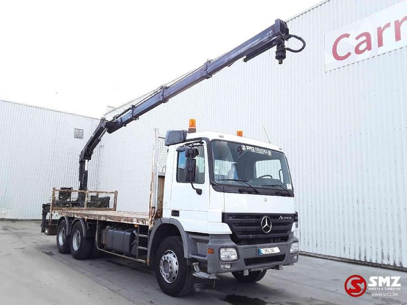 Mercedes-Benz Actros 2632 Hiab 166B- 3est+remote - Camion plateau, Camion grue: photos 1 Mercedes-Benz Actros 2632 Hiab 166B- 3est+remote - Camion plateau, Camion grue: photos 1