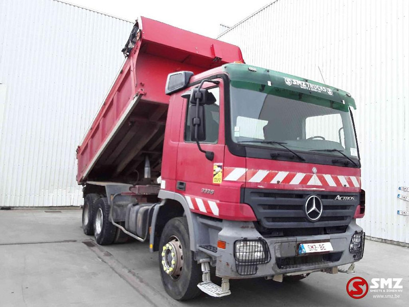 Camion benne Mercedes-Benz Actros 3336 lames francais tres propre SUPERclean: photos 1