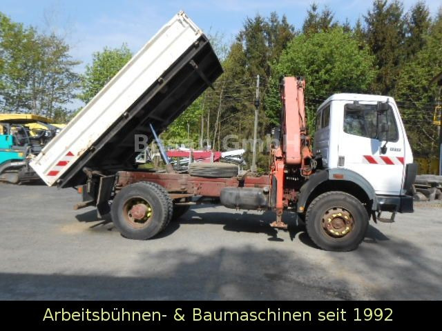 Mercedes-Benz MB 1717 AK Kipper Allrad mit Kran Atlas 100.1 Mercedes-Benz MB 1717 AK Kipper Allrad mit Kran Atlas 100.1 - Camion benne, Camion grue: photos 1 Mercedes-Benz MB 1717 AK Kipper Allrad mit Kran Atlas 100.1 Mercedes-Benz MB 1717 AK Kipper Allrad mit Kran Atlas 100.1 - Camion benne, Camion grue: photos 1