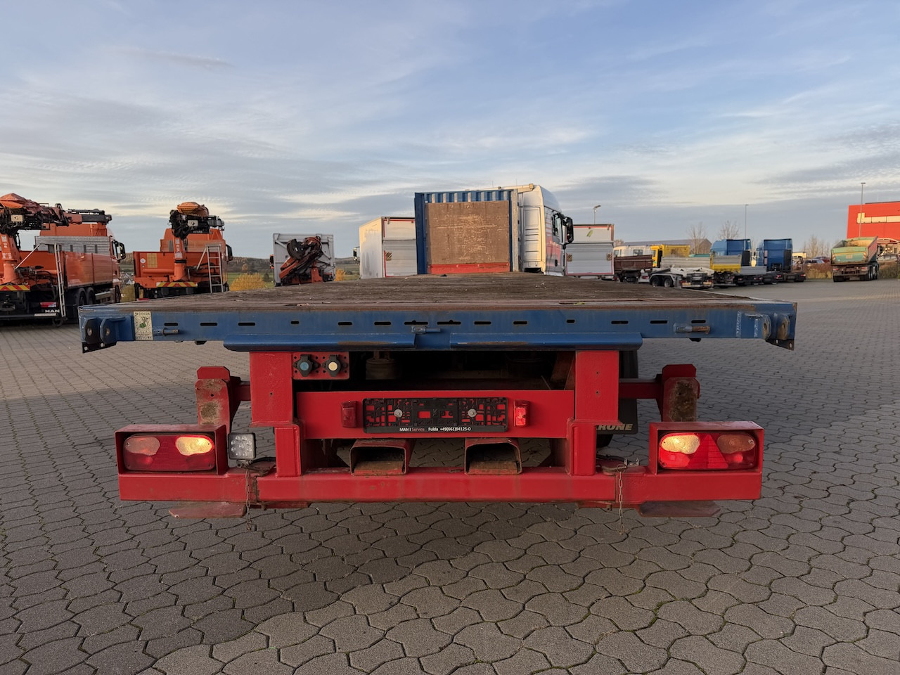 Krone SDP 27 - Semi-remorque plateau: photos 4 Krone SDP 27 - Semi-remorque plateau: photos 4