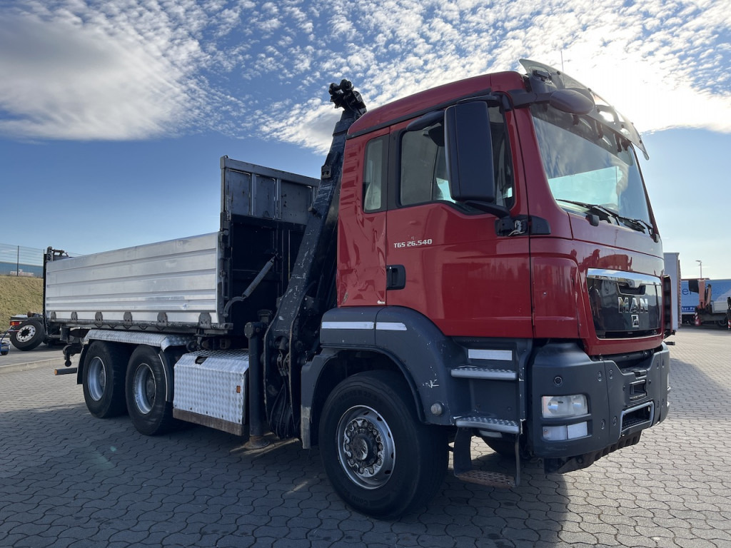 Camion benne, Camion grue MAN TGS 26.540 6x6H  Palfinger Epsilon S290Z   AHK: photos 14