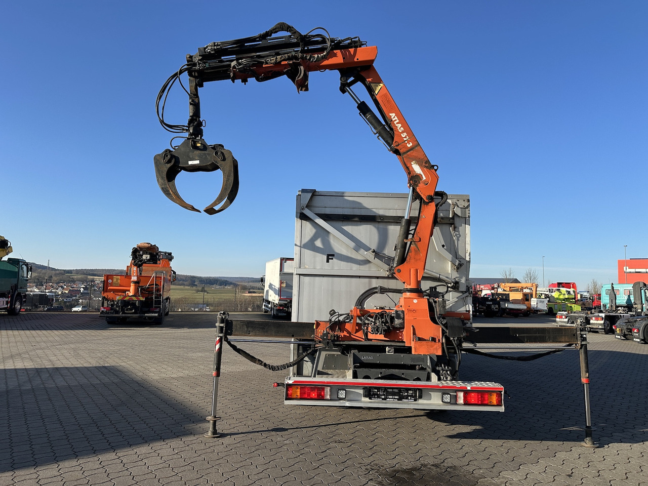 Mercedes-Benz Atego 1529 4x2 Atlas 57.3-A2 Kadaverkipper - Camion grue, Camion benne: photos 3 Mercedes-Benz Atego 1529 4x2 Atlas 57.3-A2 Kadaverkipper - Camion grue, Camion benne: photos 3