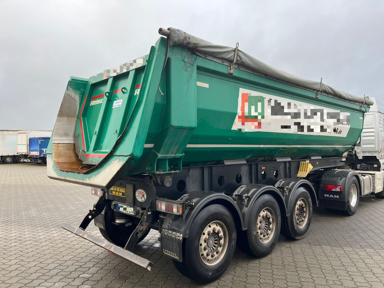 Reisch RHKS 35 24 ASL Alu Mulde - Semi-remorque benne: photos 4 Reisch RHKS 35 24 ASL Alu Mulde - Semi-remorque benne: photos 4