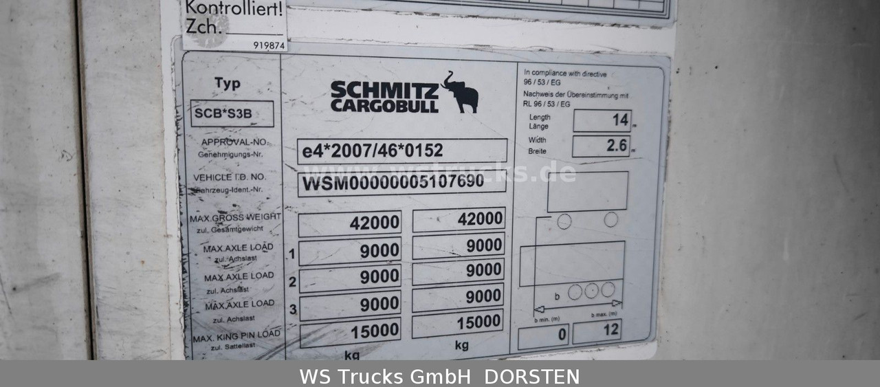 Schmitz Cargobull SKO 24 Kühlauflieger | Rohrbahn Vector 1950Mt - Semi-remorque fourgon: photos 3 Schmitz Cargobull SKO 24 Kühlauflieger | Rohrbahn Vector 1950Mt - Semi-remorque fourgon: photos 3