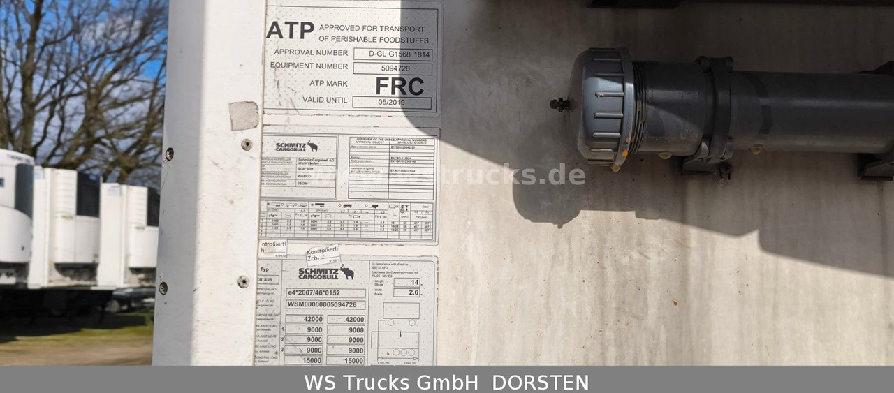 Semi-remorque frigorifique Schmitz Cargobull SKO 24 Kühlauflieger Vector 1550 Strom/Diesel: photos 7