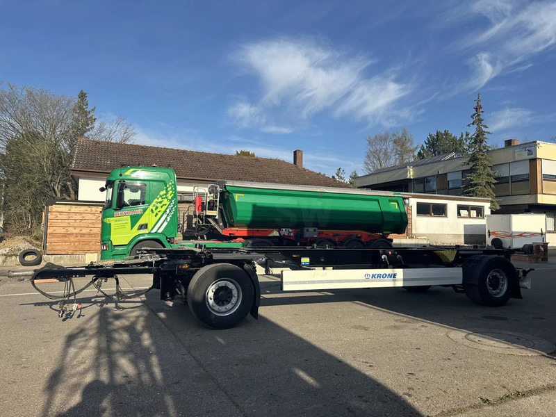 Krone 10 x Jumbo Lafette deutsche Anh. TÜV NEU! 10 x Jumbo Lafette deutsche Anh. TÜV NEU! - Remorque porte-conteneur/ Caisse mobile: photos 1 Krone 10 x Jumbo Lafette deutsche Anh. TÜV NEU! 10 x Jumbo Lafette deutsche Anh. TÜV NEU! - Remorque porte-conteneur/ Caisse mobile: photos 1