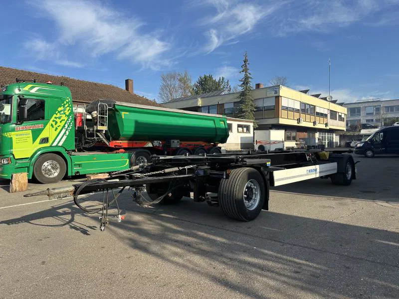 Krone 10 x Jumbo Lafette deutsche Anh. TÜV NEU! 10 x Jumbo Lafette deutsche Anh. TÜV NEU! - Remorque porte-conteneur/ Caisse mobile: photos 2 Krone 10 x Jumbo Lafette deutsche Anh. TÜV NEU! 10 x Jumbo Lafette deutsche Anh. TÜV NEU! - Remorque porte-conteneur/ Caisse mobile: photos 2