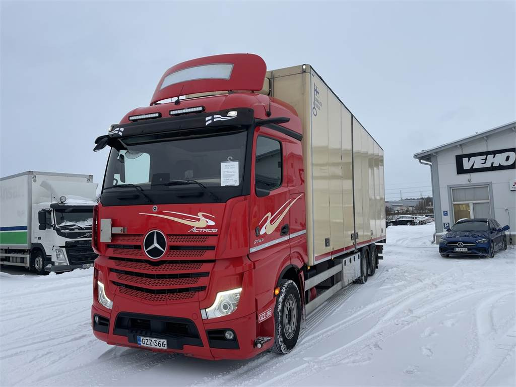 Mercedes-Benz Actros 5L 2553L Piako KSA rahtikori 9,5M - Camion fourgon: photos 1 Mercedes-Benz Actros 5L 2553L Piako KSA rahtikori 9,5M - Camion fourgon: photos 1