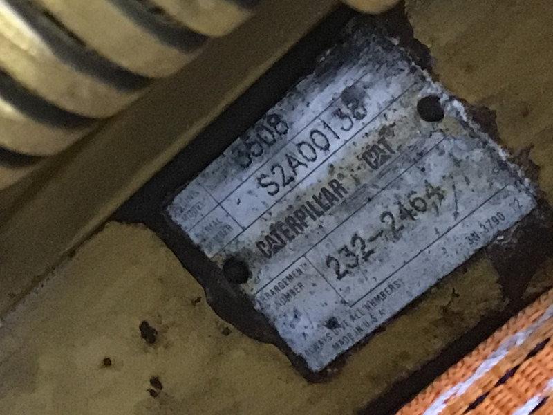 Engins de chantier Caterpillar 3508 S2A MARINE 232-2464 USED: photos 7