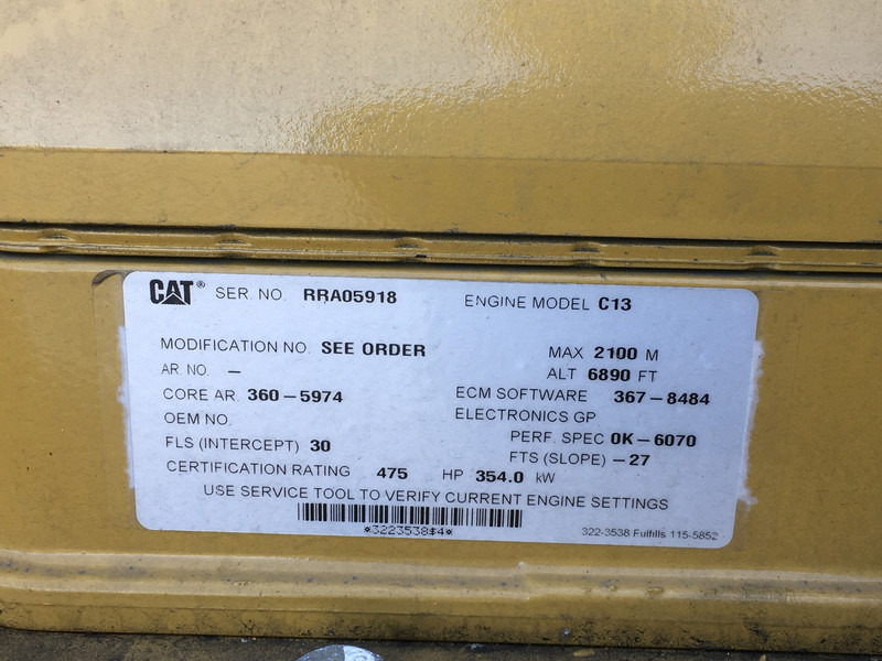 Engins de chantier neuf Caterpillar C13 RRA-3605974 NEW: photos 7 Engins de chantier neuf Caterpillar C13 RRA-3605974 NEW: photos 7