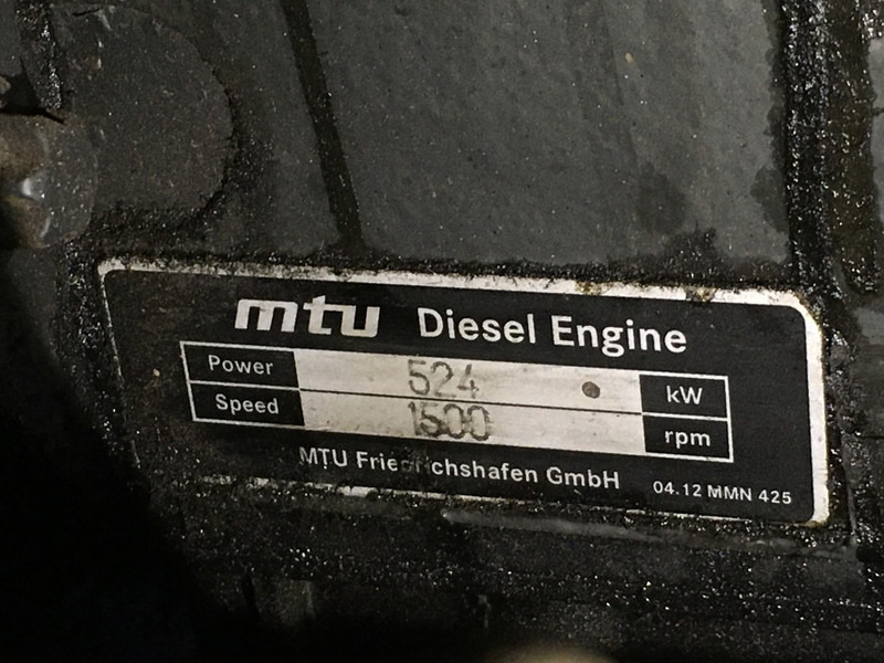 Groupe électrogène MTU 12V1600G10F GENERATOR 700KVA USED: photos 7 Groupe électrogène MTU 12V1600G10F GENERATOR 700KVA USED: photos 7