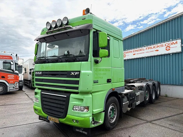 DAF XF 105.460 8x2 CHASSIS WITH MULTILIFT SYSTEM (ZF16 MANUAL GEARBOX / MX-BRAKE / 9.000 KG. FRONT-AXLE / LIFT-AXLES / FRIDGE / ETC. - Camion porte-conteneur/ Caisse mobile: photos 1 DAF XF 105.460 8x2 CHASSIS WITH MULTILIFT SYSTEM (ZF16 MANUAL GEARBOX / MX-BRAKE / 9.000 KG. FRONT-AXLE / LIFT-AXLES / FRIDGE / ETC. - Camion porte-conteneur/ Caisse mobile: photos 1