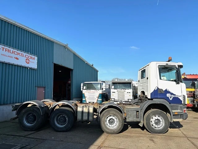 Scania R124-420 C 8x4 FULL STEEL CHASSIS (EURO 3 / FULL STEEL SUSPENSION / REDUCTION AXLES / GRS900 GEARBOX) - Châssis cabine: photos 2 Scania R124-420 C 8x4 FULL STEEL CHASSIS (EURO 3 / FULL STEEL SUSPENSION / REDUCTION AXLES / GRS900 GEARBOX) - Châssis cabine: photos 2
