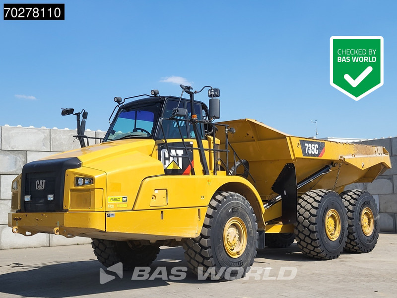Caterpillar 735 C - Tombereau articulé: photos 1 Caterpillar 735 C - Tombereau articulé: photos 1