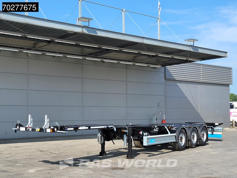 Semi-remorque porte-conteneur/ Caisse mobile neuf D-Tec VCC-01 3 axles Portmaster NEW Liftachse Multi' 45ft: photos 7