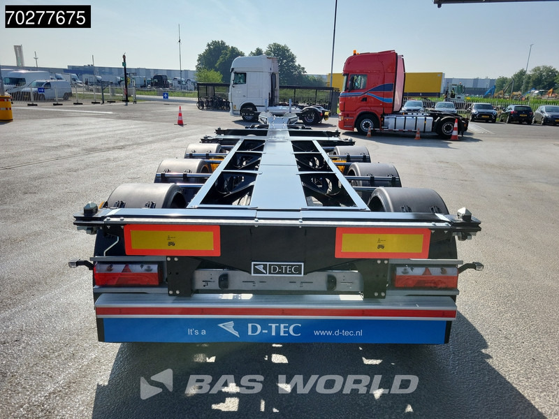 Semi-remorque porte-conteneur/ Caisse mobile neuf D-Tec VCC-01 3 axles Portmaster NEW Liftachse Multi' 45ft: photos 6