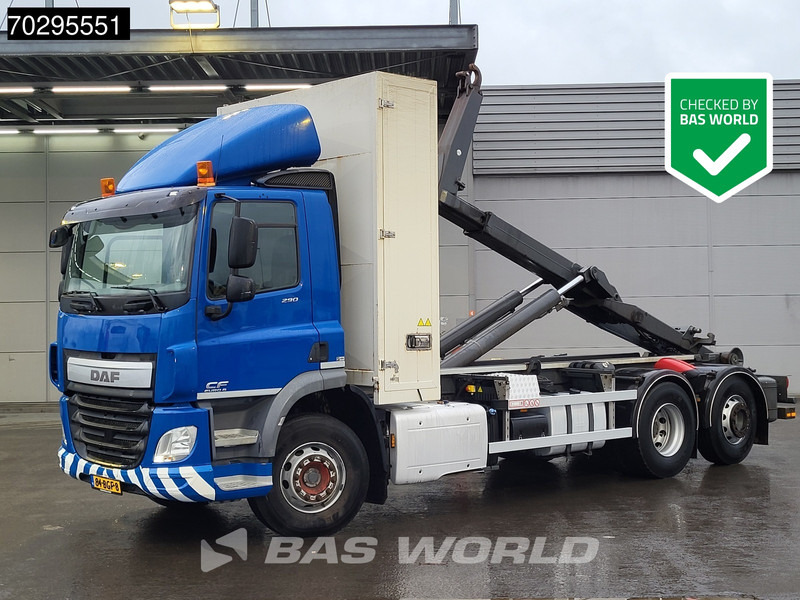 DAF CF 290 6X2 NL-Truck 21Ton VDL S-21-6200 Lift+Steering-Axle Automatic Euro 6 - Camion ampliroll: photos 1 DAF CF 290 6X2 NL-Truck 21Ton VDL S-21-6200 Lift+Steering-Axle Automatic Euro 6 - Camion ampliroll: photos 1