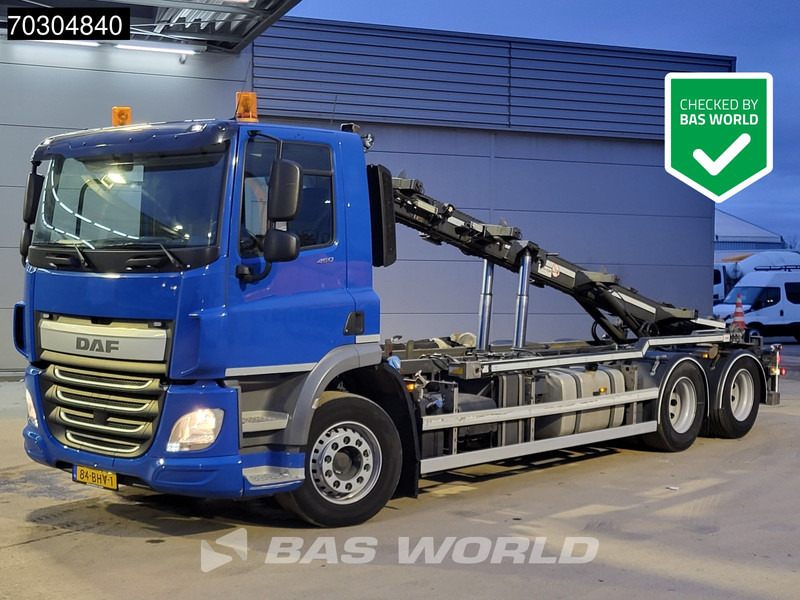 DAF CF 440 6X2 NL-Truck APK ACC Liftachse 28T Trans-Com chainlift Euro 6 - Camion - système de câble: photos 1 DAF CF 440 6X2 NL-Truck APK ACC Liftachse 28T Trans-Com chainlift Euro 6 - Camion - système de câble: photos 1