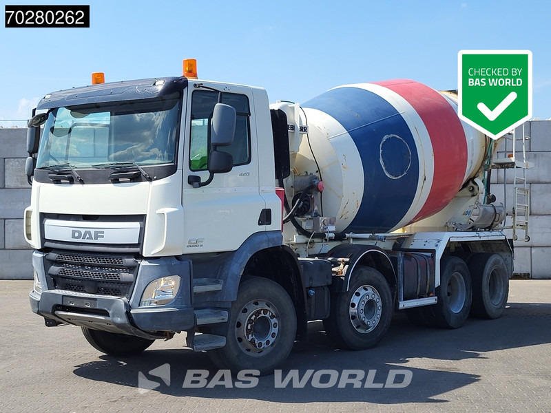 DAF CF 440 8X4 9m3 Liebherr Mixer Automatic Steel suspension Euro 6 - Camion malaxeur: photos 1 DAF CF 440 8X4 9m3 Liebherr Mixer Automatic Steel suspension Euro 6 - Camion malaxeur: photos 1
