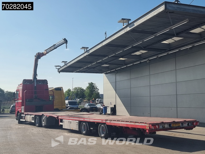DAF XF 440 6X2 NL-Truck Transporter HMF 900-K2 Kran Winch Lift-Lenkachse Euro 6 - Camion plateau, Camion grue: photos 2 DAF XF 440 6X2 NL-Truck Transporter HMF 900-K2 Kran Winch Lift-Lenkachse Euro 6 - Camion plateau, Camion grue: photos 2