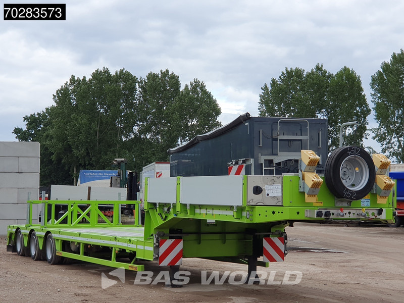 Faymonville F-S43-1AAF 3 axles Extendable Twistlocks 3x Hydraulic Steering Galvanised - Semi-remorque surbaissé: photos 5 Faymonville F-S43-1AAF 3 axles Extendable Twistlocks 3x Hydraulic Steering Galvanised - Semi-remorque surbaissé: photos 5