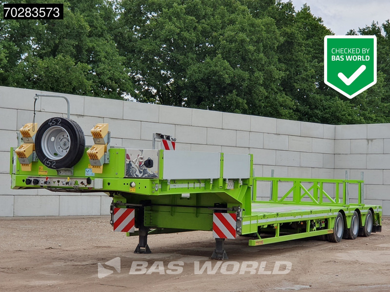 Faymonville F-S43-1AAF 3 axles Extendable Twistlocks 3x Hydraulic Steering Galvanised - Semi-remorque surbaissé: photos 1 Faymonville F-S43-1AAF 3 axles Extendable Twistlocks 3x Hydraulic Steering Galvanised - Semi-remorque surbaissé: photos 1
