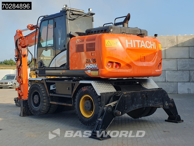 Hitachi ZX140W -6 OUTRIGGERS + BLADE - Pelle sur pneus: photos 2 Hitachi ZX140W -6 OUTRIGGERS + BLADE - Pelle sur pneus: photos 2