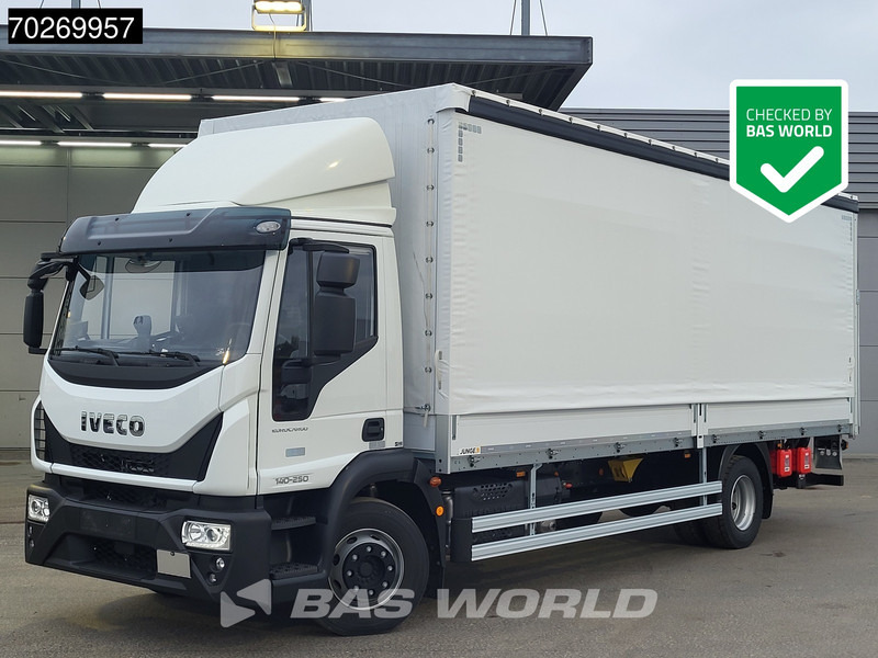 Iveco Eurocargo 140E250 4X2 NEW 14tonner ACC Ladebordwand Automatic Euro 6 - Camion à rideaux coulissants: photos 1 Iveco Eurocargo 140E250 4X2 NEW 14tonner ACC Ladebordwand Automatic Euro 6 - Camion à rideaux coulissants: photos 1