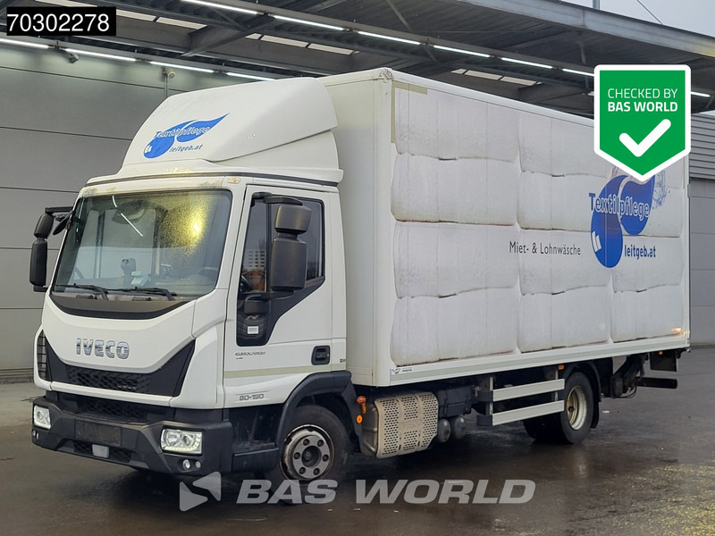 Iveco Eurocargo 80E190 4X2 8tonner Manual 1500kg Tailgate Euro 6 - Camion fourgon: photos 1 Iveco Eurocargo 80E190 4X2 8tonner Manual 1500kg Tailgate Euro 6 - Camion fourgon: photos 1