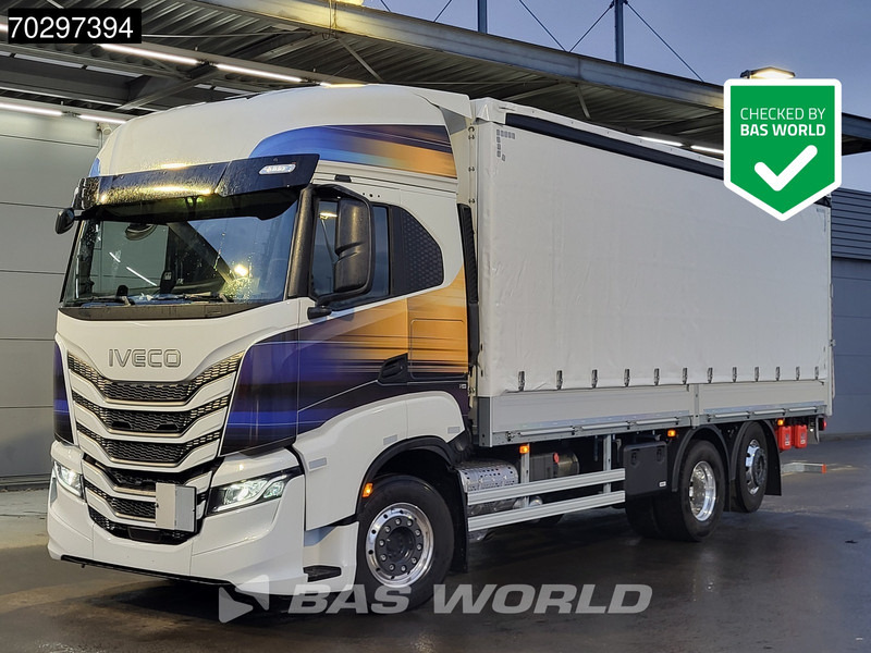 Iveco S-Way 500 6X2 NEW! 2000kg Ladebordwand Retarder Navi ACC Euro 6 - Camion à rideaux coulissants: photos 1 Iveco S-Way 500 6X2 NEW! 2000kg Ladebordwand Retarder Navi ACC Euro 6 - Camion à rideaux coulissants: photos 1