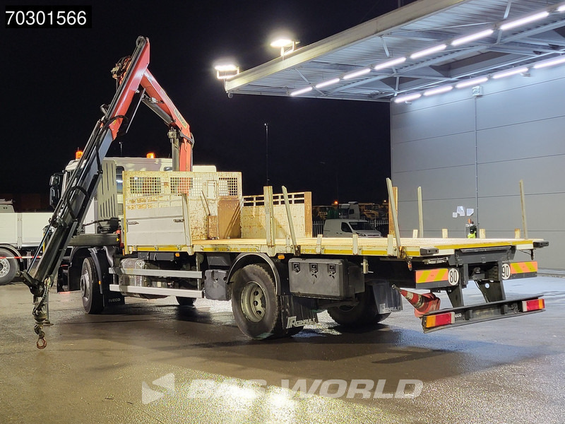 Camion plateau, Camion grue Iveco Stralis 310 4X2 Palfinger PK 12002 EH Kran Crane Steelsuspension Automatic Euro 6: photos 5 Camion plateau, Camion grue Iveco Stralis 310 4X2 Palfinger PK 12002 EH Kran Crane Steelsuspension Automatic Euro 6: photos 5