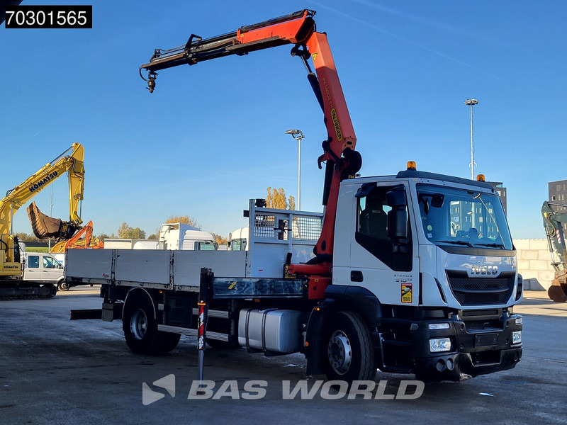 Iveco Stralis 310 4X2 Palfinger PK14002 EH Kran Crane Steel suspension Euro 6 - Camion plateau, Camion grue: photos 3 Iveco Stralis 310 4X2 Palfinger PK14002 EH Kran Crane Steel suspension Euro 6 - Camion plateau, Camion grue: photos 3
