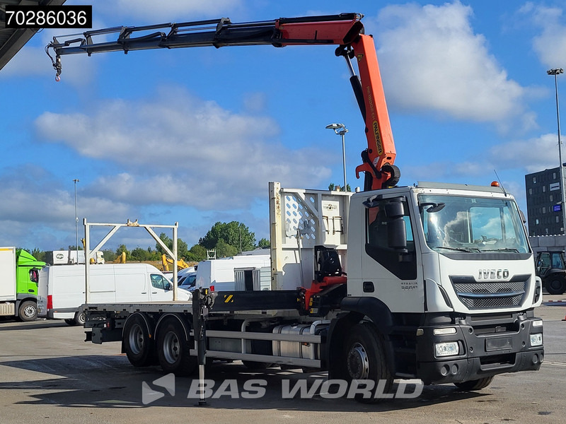 Iveco Stralis 360 6X2 Palfinger PK18002EH Crane Kran Lift Axle Euro 6 - Camion plateau, Camion grue: photos 3 Iveco Stralis 360 6X2 Palfinger PK18002EH Crane Kran Lift Axle Euro 6 - Camion plateau, Camion grue: photos 3