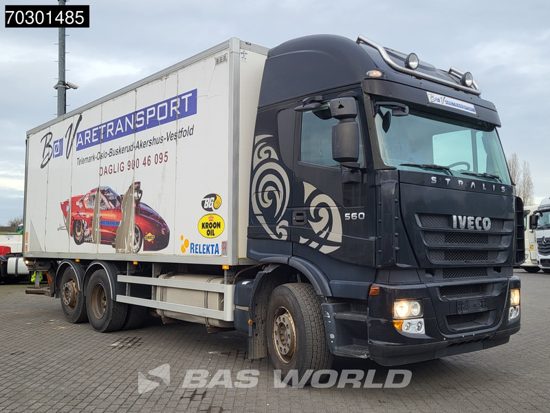 Iveco Stralis 560 6X2 Retarder Automatic Lift Axle 1500kg Tailgate Euro 5 - Camion fourgon: photos 3 Iveco Stralis 560 6X2 Retarder Automatic Lift Axle 1500kg Tailgate Euro 5 - Camion fourgon: photos 3