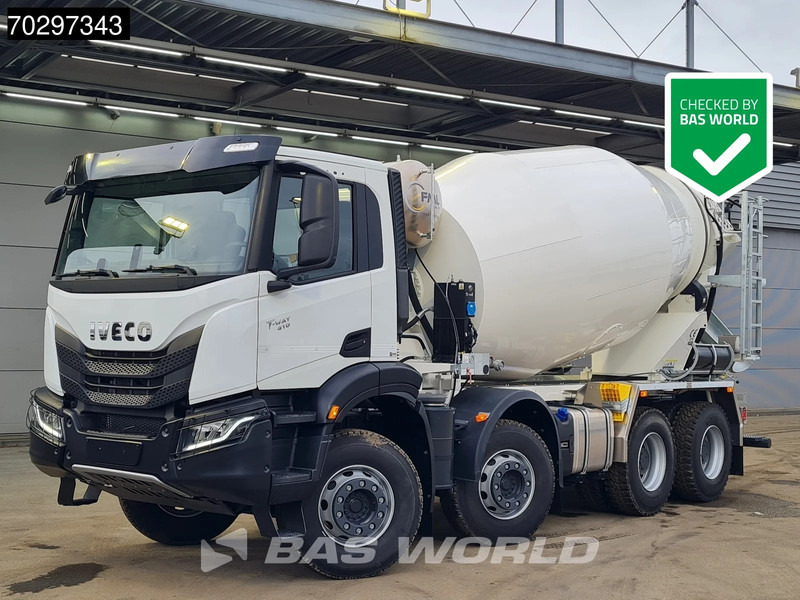 Iveco T-WAY 410 8X4 NEW! 10M3 FML Mixer Full Steel Suspension Automatic Euro 6 - Camion malaxeur: photos 1 Iveco T-WAY 410 8X4 NEW! 10M3 FML Mixer Full Steel Suspension Automatic Euro 6 - Camion malaxeur: photos 1