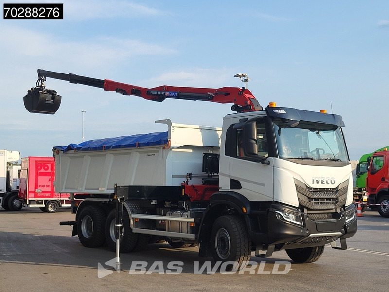Iveco X-Way 480 6X4 NEW! HMF 2243Z-RCS Z-Crane kran 12m3 KH-Kipper Retarder Big-Axle - Camion benne, Camion grue: photos 3 Iveco X-Way 480 6X4 NEW! HMF 2243Z-RCS Z-Crane kran 12m3 KH-Kipper Retarder Big-Axle - Camion benne, Camion grue: photos 3