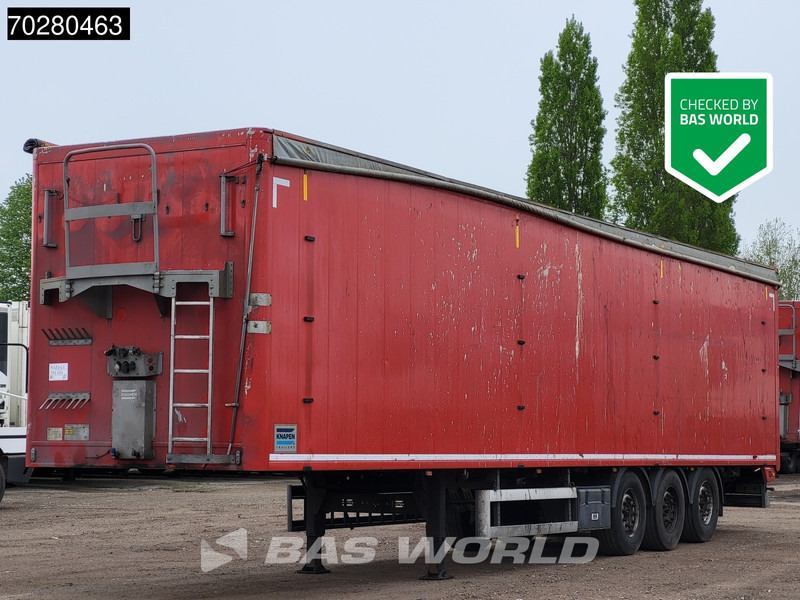 Knapen K100 92m3 10mm Waste Cover Liftachse APK 02/26 - Semi-remorque à fond mouvant: photos 1 Knapen K100 92m3 10mm Waste Cover Liftachse APK 02/26 - Semi-remorque à fond mouvant: photos 1