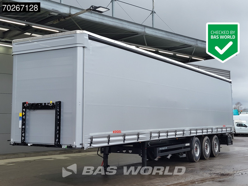 Kögel S24-1 3 axles HARDWOOD OMEGA NEW SAF Liftachse Edscha - Semi-remorque rideaux coulissants: photos 1 Kögel S24-1 3 axles HARDWOOD OMEGA NEW SAF Liftachse Edscha - Semi-remorque rideaux coulissants: photos 1