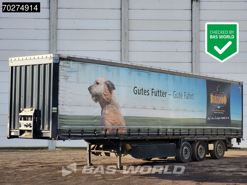 Krone SD 3 axles Forklift Lift+Lenkachse Kooiaap Palettenkasten SAF Sliding Roof - Semi-remorque rideaux coulissants: photos 1 Krone SD 3 axles Forklift Lift+Lenkachse Kooiaap Palettenkasten SAF Sliding Roof - Semi-remorque rideaux coulissants: photos 1