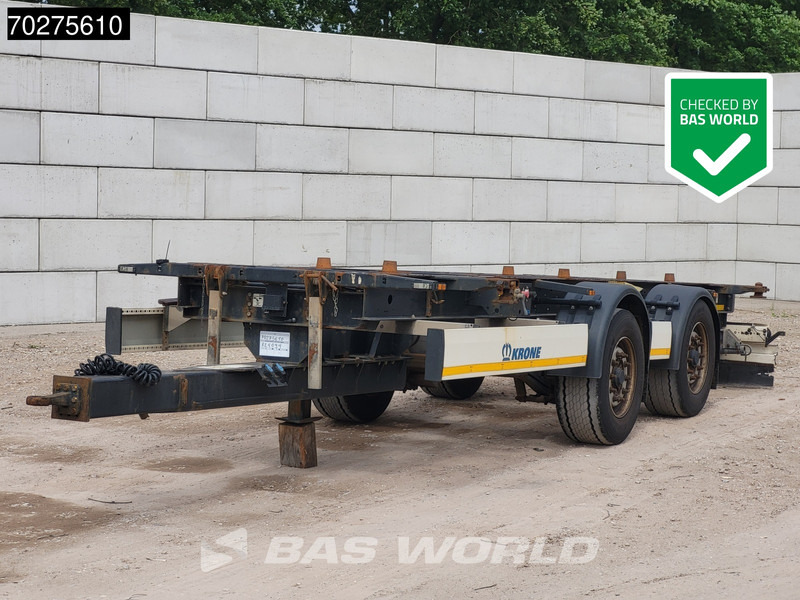 Krone ZZ20A - Remorque porte-conteneur/ Caisse mobile: photos 1 Krone ZZ20A - Remorque porte-conteneur/ Caisse mobile: photos 1