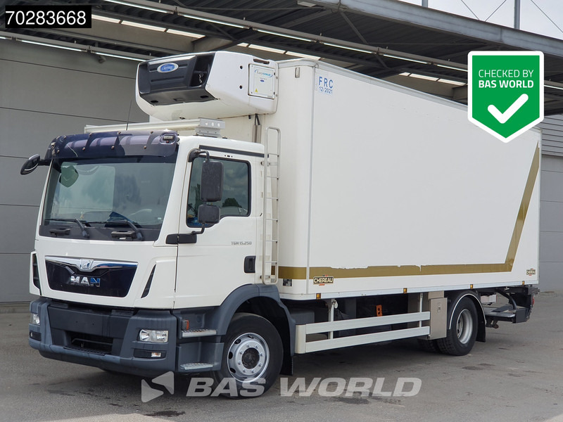 MAN TGM 15.250 4X2 Carrier Supra 850 Cooler Tailgate Euro 6 - Camion frigorifique: photos 1 MAN TGM 15.250 4X2 Carrier Supra 850 Cooler Tailgate Euro 6 - Camion frigorifique: photos 1