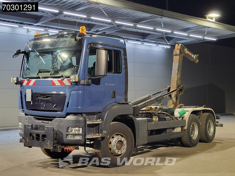 MAN TGS 26.400 6X4 Hiab XR21S56 Containersystem Automatic Euro 5 - Camion ampliroll: photos 3 MAN TGS 26.400 6X4 Hiab XR21S56 Containersystem Automatic Euro 5 - Camion ampliroll: photos 3