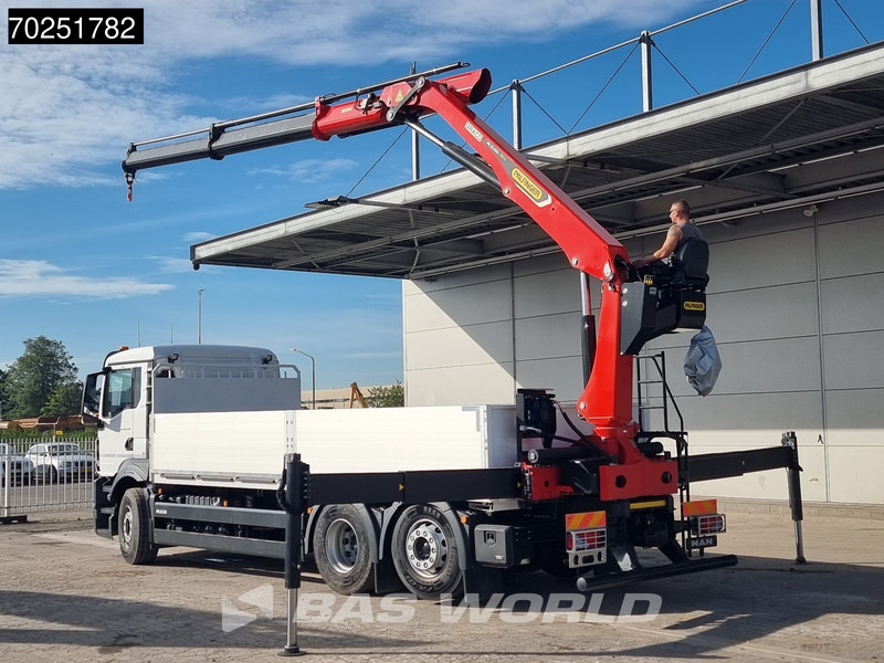 MAN TGS 26.440 6X2 NEW NL-Truck Palfinger PK 20.501 L TEC3 Kran Crane Baustoff Euro 6 - Camion plateau, Camion grue: photos 2 MAN TGS 26.440 6X2 NEW NL-Truck Palfinger PK 20.501 L TEC3 Kran Crane Baustoff Euro 6 - Camion plateau, Camion grue: photos 2