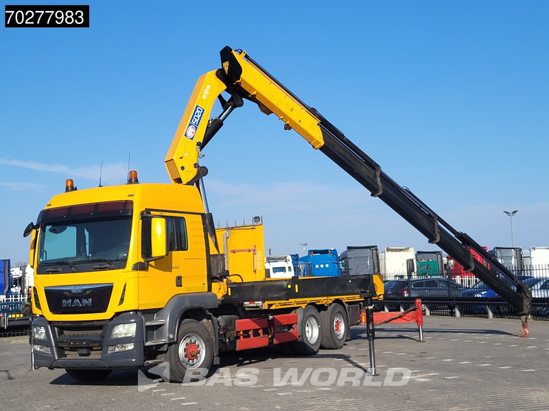 MAN TGS 26.480 6X4 HMF 5020-K6 Crane Kran Hydrodrive Lift+Lenkachse Euro 6 - Camion plateau, Camion grue: photos 3 MAN TGS 26.480 6X4 HMF 5020-K6 Crane Kran Hydrodrive Lift+Lenkachse Euro 6 - Camion plateau, Camion grue: photos 3