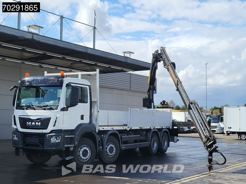 MAN TGS 35.400 8X4 Palfinger PK23002 SH Kran Crane Big-Axle Euro 6 - Camion plateau, Camion grue: photos 5 MAN TGS 35.400 8X4 Palfinger PK23002 SH Kran Crane Big-Axle Euro 6 - Camion plateau, Camion grue: photos 5