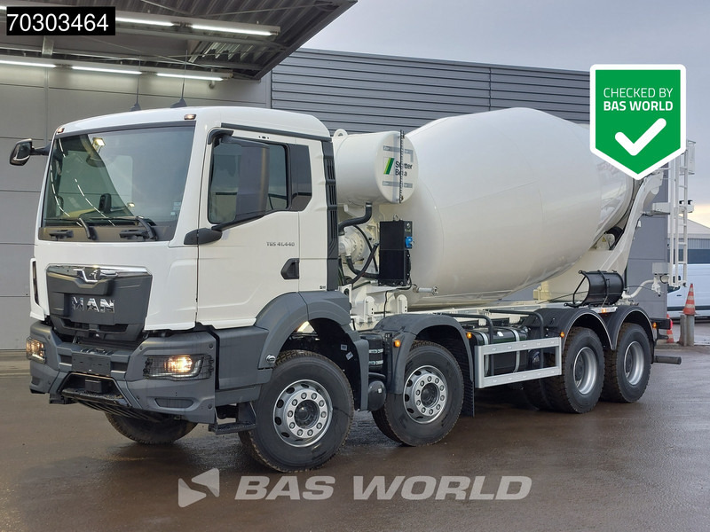 MAN TGS 41.440 8X4 NEW! 12m3 Stetter Mixer Big-Axle Steelsuspension Automatic Euro 6 - Camion malaxeur: photos 1 MAN TGS 41.440 8X4 NEW! 12m3 Stetter Mixer Big-Axle Steelsuspension Automatic Euro 6 - Camion malaxeur: photos 1