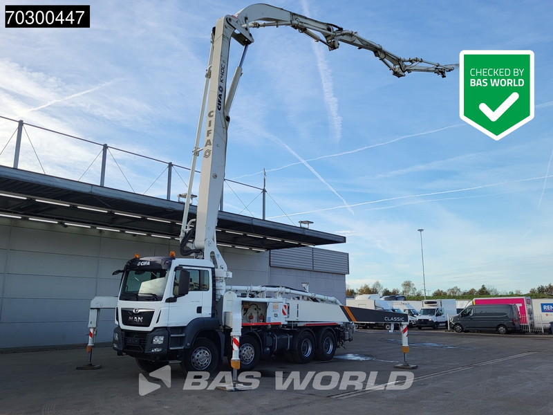 MAN TGS 41.460 8X4 CIFA K40C-PU1607 Pump 935hours! Big-Axle Steelsuspension Euro 6 - Camion pompe: photos 1 MAN TGS 41.460 8X4 CIFA K40C-PU1607 Pump 935hours! Big-Axle Steelsuspension Euro 6 - Camion pompe: photos 1